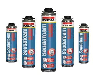 Montážna pena PUR - Pištoľové peny 750ml Efektívny 5ks Soudal Penové