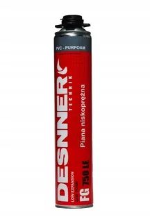 Montážna pena PUR - Pištoľ pena Low key Desnner 750 ml x 12