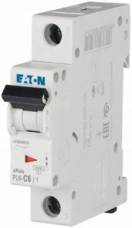PL6-C6/1 Nadprúdový chránič C 6 A 1P 6kA EATON