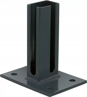 PN Podstavec stĺpika 60 × 40 mm RAL 7016