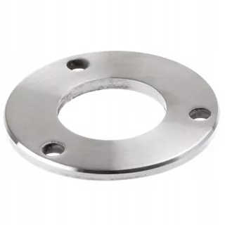 Základňa stĺpa na zváranie fi 100/42/3X11mm h= 6mm, 4BS(AISI 304, SYSTEM 42,4, SATYNA)