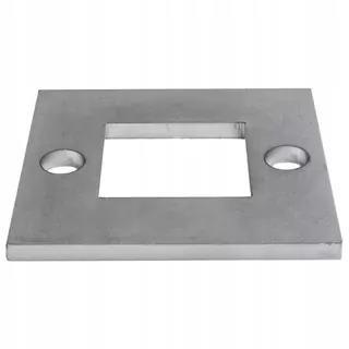 Nerezová oceľ base100 × 100 mm 40 × 40 saténovou trubku