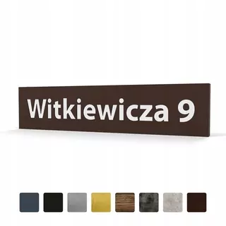 Podsvietené číslo domu 1R LED 66 × 15 BRUNO
