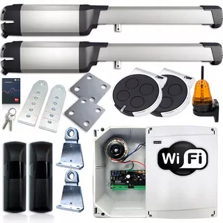 Pohon pre dvojkrídlové brány BFT PHOBOS A25 WIFI 2XPILOT s automatickým ovládaním svetla