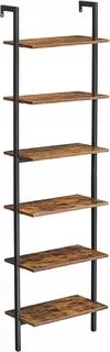 Polička Zanzara SE0804 60,02 cm x 204,81 cm x 30,01 cm odtiene hnedej