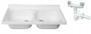 Akryl line 50 × 80 2-KOMOROWY white