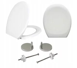 WC sedadlo Estiva, biely duroplast