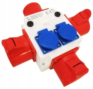 Rozdeľovač sily wt.32 A/400 V 3xgn.32 A/400 V 2xn.10 A 2xGBA-ZB-4/10 A IP44