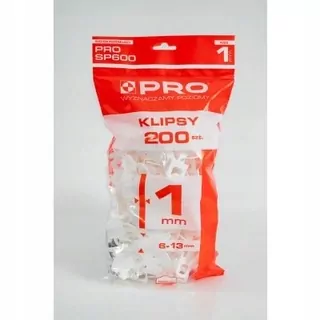 Pro-SP600 Tile vyrovnávanie systému 1 mm 200ks.