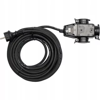 IP44 10 m 3G1.5 predlžovací kábel s rozdeľovačom