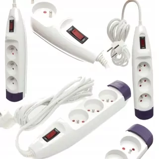 Predlžovací kábel - POWER EXTENSION BOARD SEAT 3 3 m WHITE