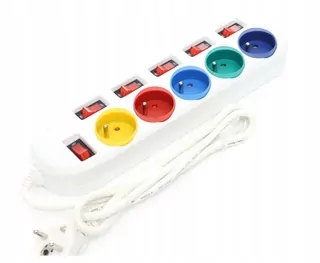 Predlžovací kábel 3 metre, 5 zásuviek KD4001