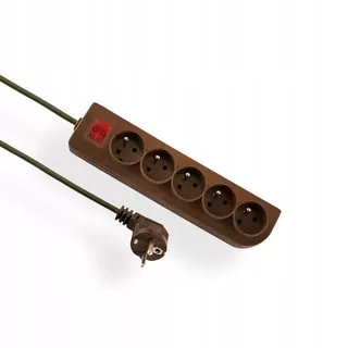Predlžovací kábel - Rimple predlžovací kábel s uzol. BROWN 5M OFF.