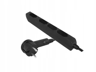 Sieťový predlžovací kábel slim, 4 zásuvky, 1,8m, biely. PPS01