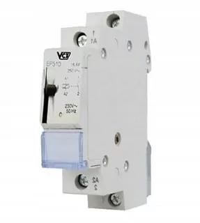 B-stabilné impulzné relé na koľajnici TH35 230 V