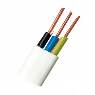 Inštalačný kábel plochý drôt YDYp 450/750 V 3 × 1,5 50mb