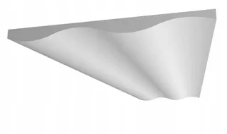 Stropný panel 3D 60 cm x 200 cm XPS Modern