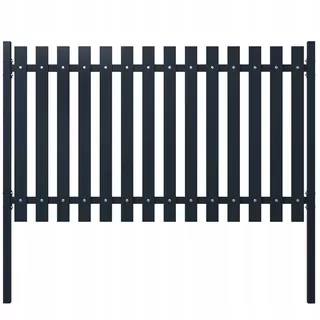 Plotový panel, antracit, 174,5 × 75cm, lakovaná oceľ