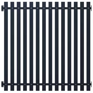 Plotový panel, antracitová, 170,5 × 170 cm, oceľ