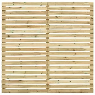 Plotový panel borovicové drevo 180 × 180 cm VidaXL