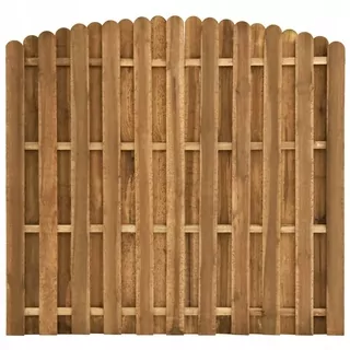 Plotový panel, impregnovaná borovica, 180 x (155-170) cm