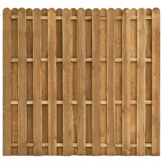 Plotový panel striedavý, borovica, 180 × 170 cm