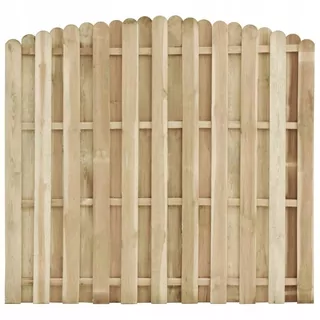 VidaXL Plotový panel borovicové drevo 180 × 155-170cm