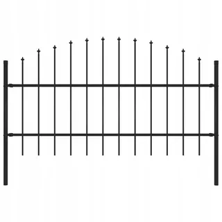VidaXL Plotový panel s hrotmi (0,75-1) x 1,7