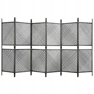 Polyrirattan Plotový panel, 3,6 × 2 m