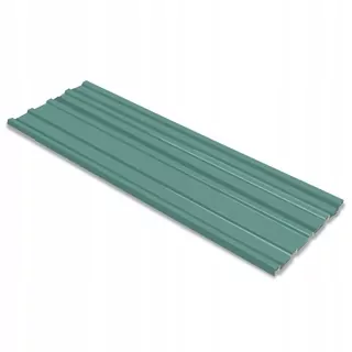 Strešné panely z pozinkovanej ocele, 12 ks, zelené