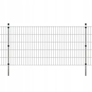 2D Plotové panely a stĺpiky 2008 × 1030 mm 8 m strieborná