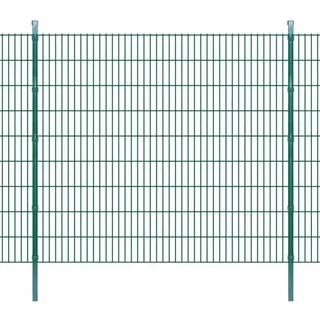 VidaXL Plotové panely 200 × 183cm 4m zelené