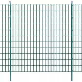VidaXL Plotové panely 200 × 223cm 2m zelené
