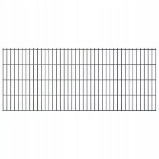 Plotové panely 2D, 2,008 × 0,83 m, 14m, šedá