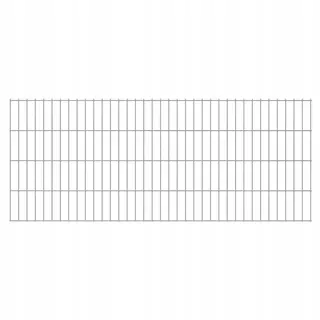 Plotové panely 2D, 2,008 × 0,83 m, 34 m, strieborná