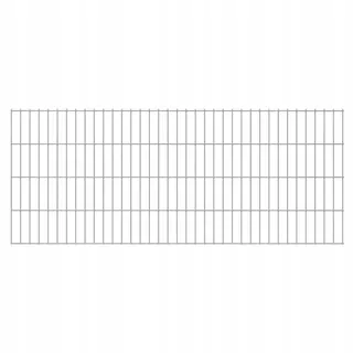 Plotové panely 2D, 2,008 × 0,83 m, 4 m, strieborná