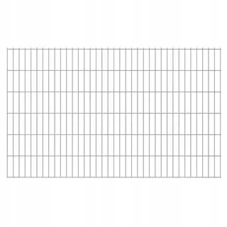 Plotové panely 2D, 2,008 × 1,23 m, 6 m, strieborná