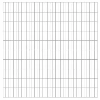 Plotové panely 2D, 2,008 × 2.03 m, 16m, strieborná