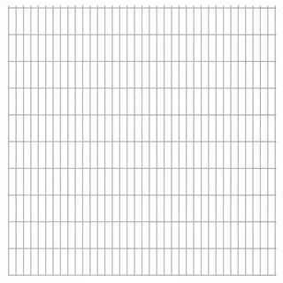 Plotové panely 2D, 2,008 × 2,03m, 10m, strieborné