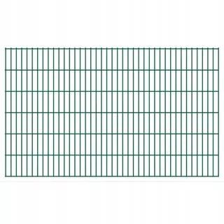 Plotové panely 2D Vidaxl 8 m Zelené 4 ks
