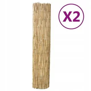 Plotové panely z trstiny, 2 ks, 150 × 500 cm