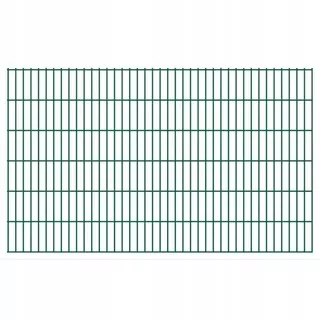 Oplotenie z panelov 200 × 123cm 6m zelené VidaXL