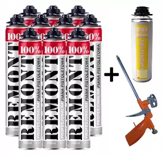 Montážna pena PUR - Pištoľ montážna pena Starter Kit lepenka