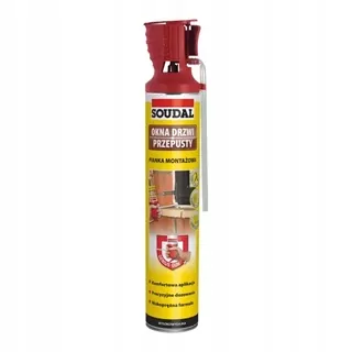 Montážna pena PUR - Montážna pena Soudal Genius pištoľ 750 ml Letná