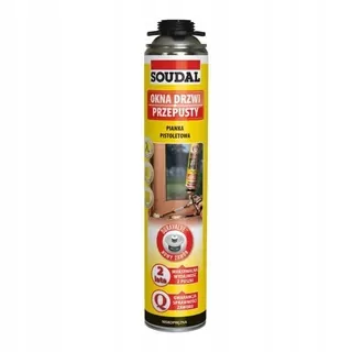 Montážna pena PUR - Soudal pištole peny 750 ml žlté