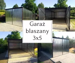 Plechové garáže 3x5, Plechové garáže,