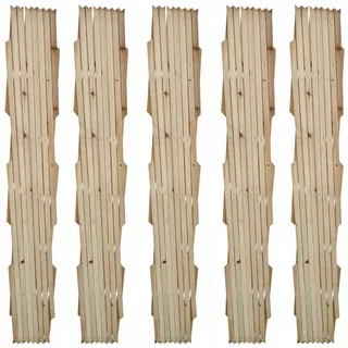 Plot mriežka 5 kusov lite drevo 180 × 90 cm