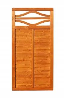 Lakovaný plot VERONA 90 × 180 cm v bangkirai lazúre