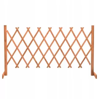 VidaXL Záhradný plot z jedľového dreva oranžový 150 × 80cm