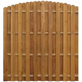 Záhradný plot panelový, impregnovaná borovica, 170x(156-170) cm